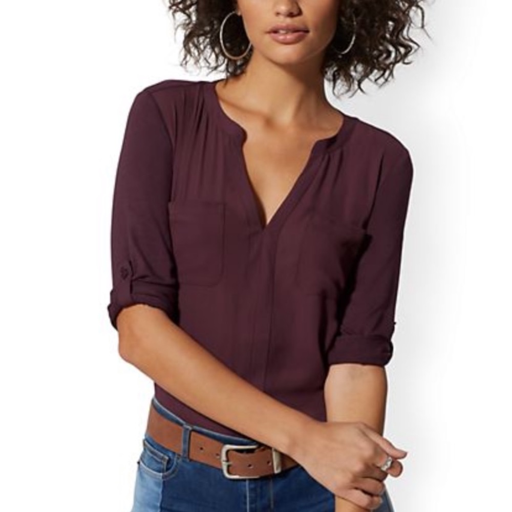NY&C Quarter Sleeve Blouse. Size XS. NWT